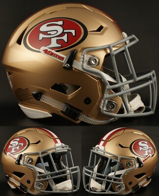 SAN FRANCISCO 49ers NFL Riddell SPEEDFLEX Authentic Gameday Football Helmet