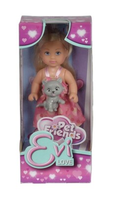 Doll - Child Simba Evi Pet Friends 105730513, 12 Cm