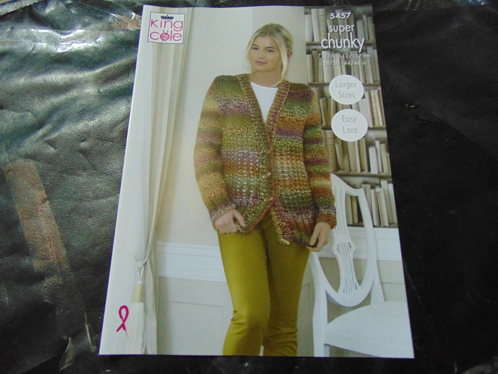 King Cole Super Chunky Cardigan, Hat and Cowl Pattern 5457  (71/76 -112/117 cm)