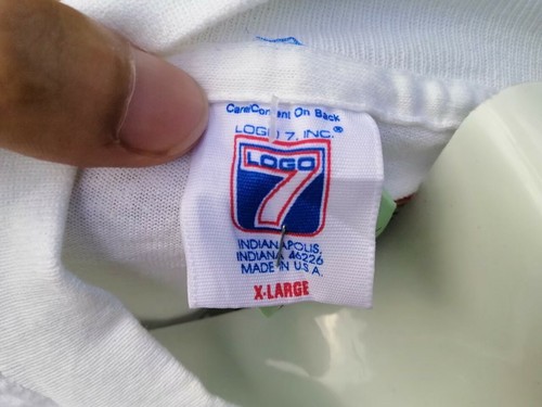 vintage nos mens xl white t shirt 1994 fifa world cup football usa germany flag - Picture 8 of 10