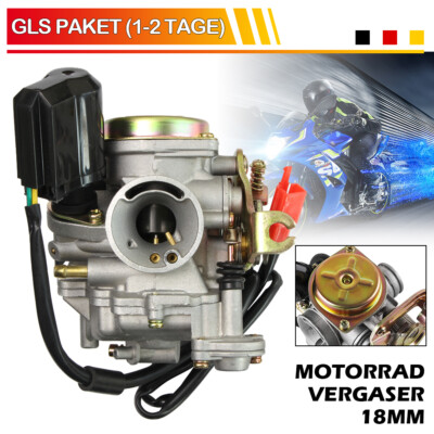 18mm Motorrad Sport Vergaser für Rex RS 400/RS 450/RS 460/GY6 50/GY6 50cc