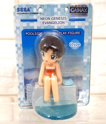 EVAGELION NEON GENESIS POOLSIDE MAYA IBUKI MINI DISPLAY FIGURE SEGA LOT 1/16