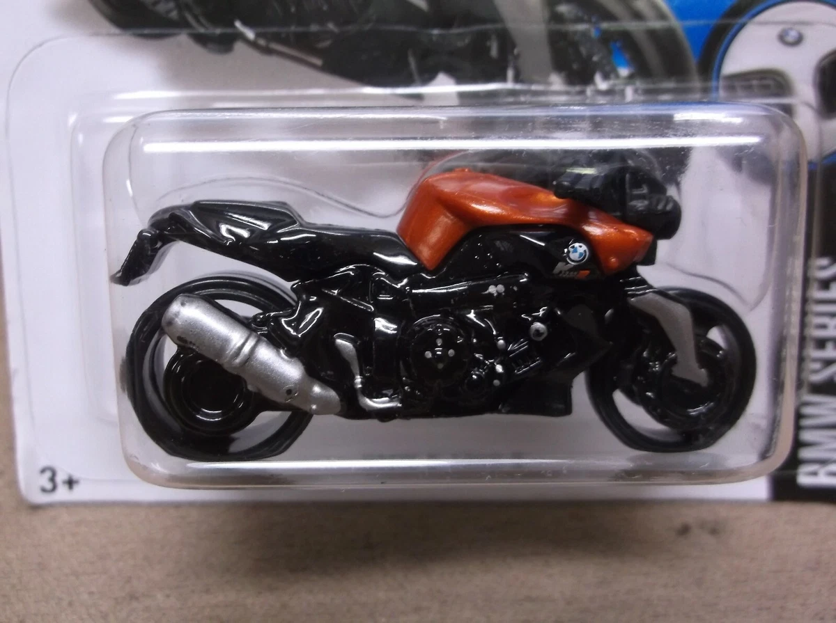 HW HOT WHEELS 2016 187 BLACK BMW K 1300 R MOTORCYCLE CROCH ROCKET STYLE RACER