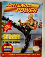 Nintendo Power Volume 38 Guide Book Street Fighter II w/Poster