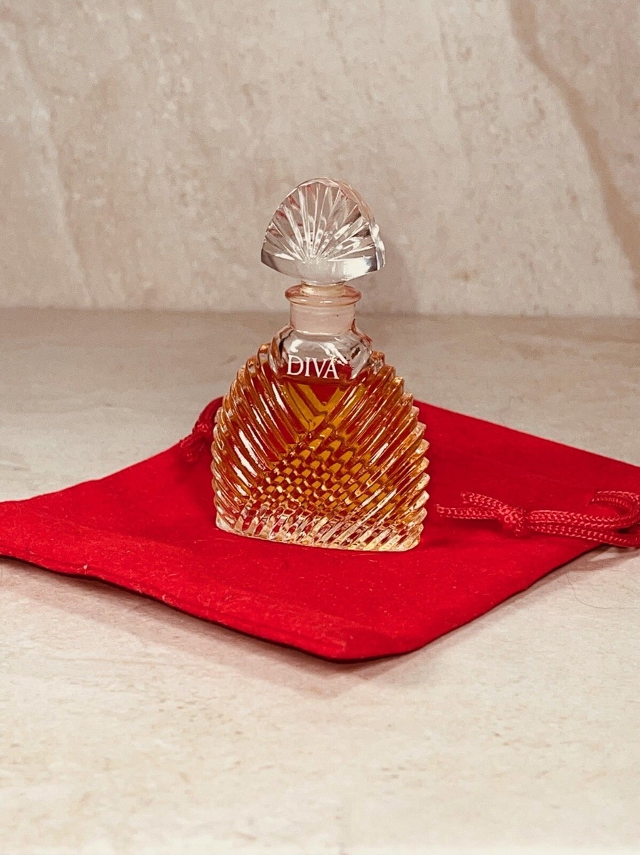 DIVA Perfume by Ungaro 7.5ml Vintage CRYSTAL Collectors Bottle
