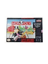 Monopoly Super Nintendo SNES Authentic BOX And Booklet ONLY