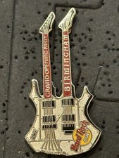 HARD ROCK CAFE BIRMINGHAM GRAND OPENING PARTY SILVER DOUBLENECK PIN #12166