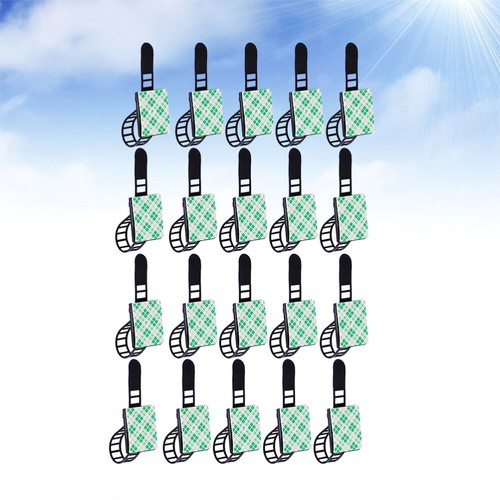 20 PCS Wire Organizer Wire Clamp Under Desk Cable Tray Wire Management - Afbeelding 9 van 11