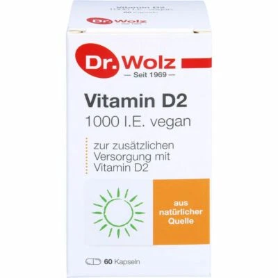 DR. WOLZ ZELL GMBH Vitamina D2 1000 Vale Dire Vegano Capsule 60 Pz. PZN09536831