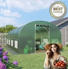 2x3 -3x10 Gewächshaus Treibhaus Tomatenhaus Pflanzenhaus Polytunnel Folienzelt