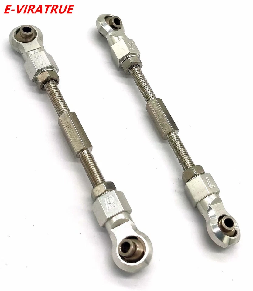 E-VIRATRUE 7075Aluminum Adjustable Rod End&Link Rod For Losi Super BAJA REY 1/6 - Image 3 of 4