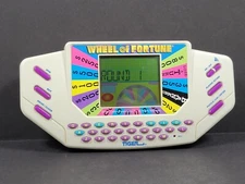 Vintage Wheel of Fortune Tiger 1995 Handheld Electronic Game w/ Cartridge Works!