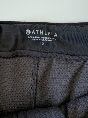 Athleta Women’s Black Trekkie 2.0 Cargo Hiking Skort Skirt Pockets Size 12 - Picture 5 of 7