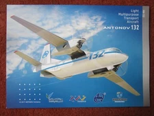 2017 DOCUMENT PUB STRAIGHT TO PLANE ANTONOV AN-132 LIGHT TRANSPORT AIRCRAFT