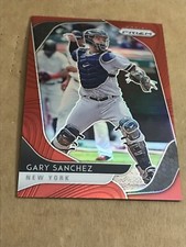 2020 Panin Prizm Gary Sanchez BASE RED PRIZM REFRACTOR SP #82!