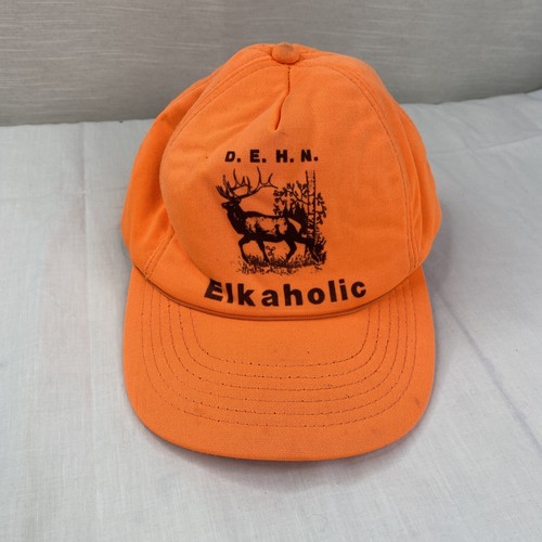ELKAHOLIC ELK HUNTER HAT DEHN orange 