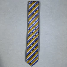 $135 New ALTEA Milano Men's Casual One Size Silk Striped Multicolor Neck Tie