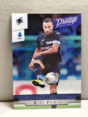 2019-20 Chronicles Soccer Fabio Quagliarella Prestige Xtra Points 1/1 Platinum