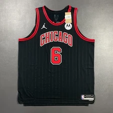 100% Authentic Alex Caruso Nike Bulls Statement Jersey Size 56 2XL Motorola