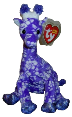 Ty Beanie Baby - SUNNIE the Purple Giraffe 7