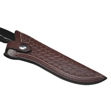 Custom leather knife sheath That fits a.  BUCK 119 Spcial knife.