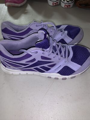 reebok sublite foam womens size 8.5 purple active sneakers Shelf #129