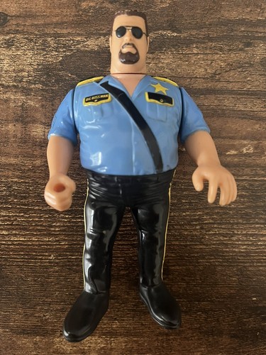 WWF Hasbro Big Boss Man Wrestling Figure WWE Serie...
