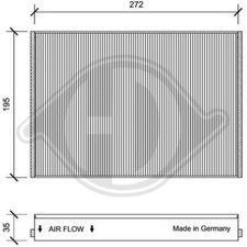 DCI1154 Filter, Innenraumluft für LAND ROVER FREELANDER 2 (L359)