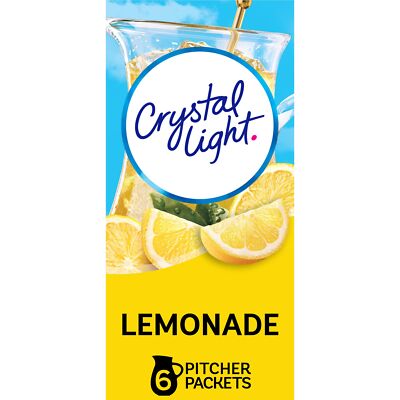 Sugar-Free Lemonade Naturally Flavored Powdered Drink Mix 72 Count Pitcher Pa...