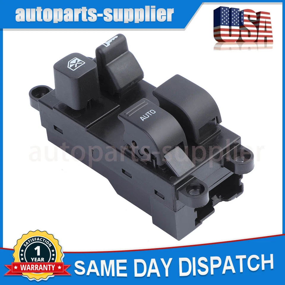 Interruptor de ventana eléctrica delantero izquierdo Nissan Frontier 200SX 1998-2004 25401-8B800 Foto 3 de 4