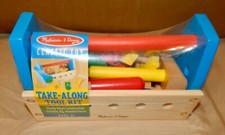 Melissa and Doug Take Along Tool Kit 24 Pieces 494 Classic Toy NIB 238M