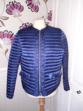 Save The Duck Ultra Light Blue Quilted Padded Jacket Size L Bust 40" - Pristine 