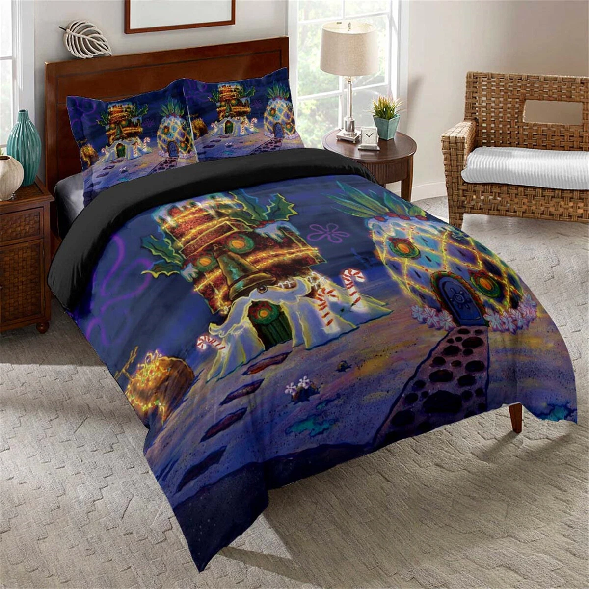 SpongeBob Bedding Set, Gift for Friends