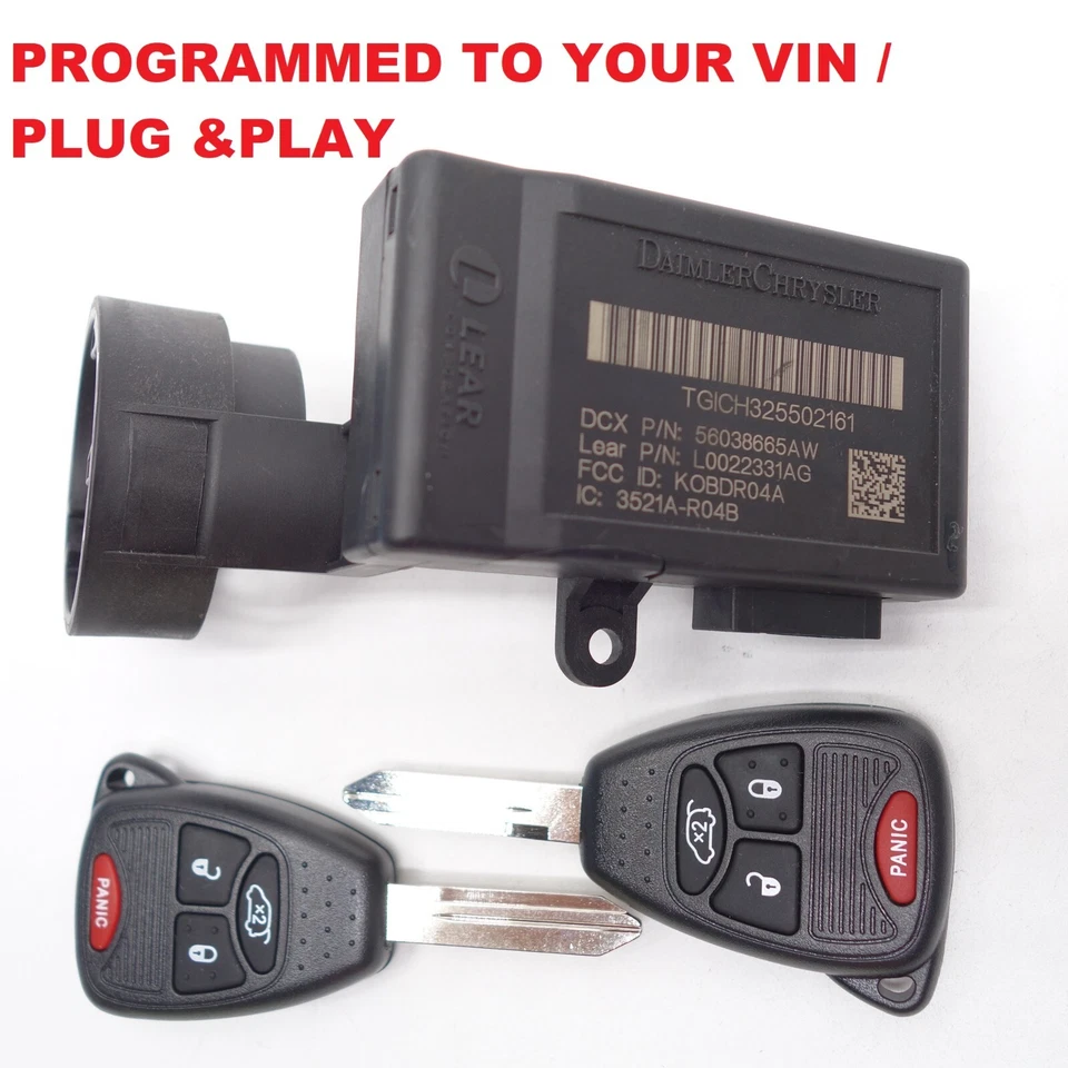 Dodge Magnum Charger Inmovilizador 2005-2006 56038665AW VIN programado Plug & Play Foto 2 de 4