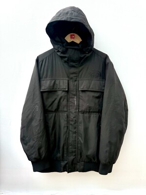 The North Face Gotham II Hyvent Daunenjacke schwarz Kapuze Gänsefüllung Herren Large