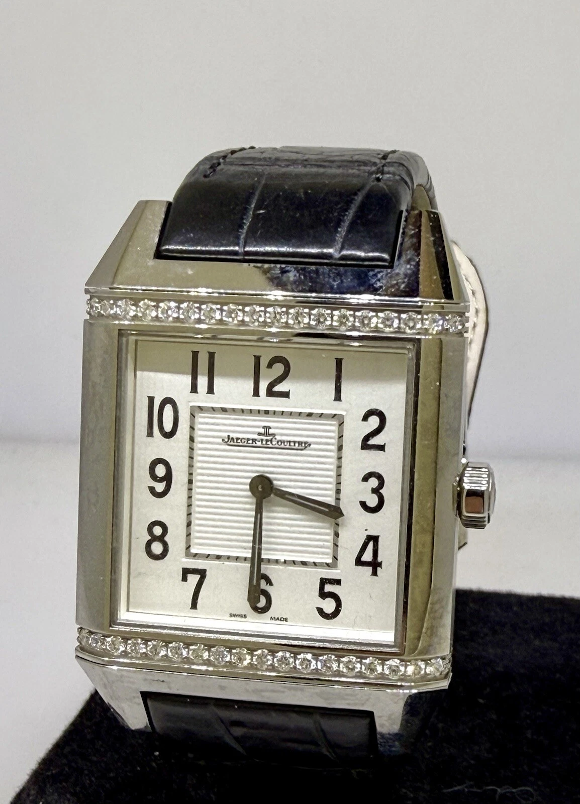 Jaeger LeCoultre — Jaeger Lecoultre Reverse Team Stainless Steel & Diamond Women's Watch