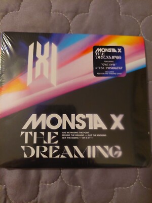 New Monsta X  THE DREAMING CD Standard version with poster and trading card