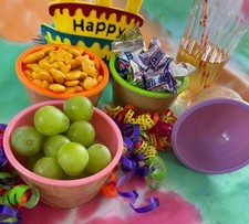 Durable Kids Snack Bowls   Party Favors, Pack for Toddlers  Kids 3x3  