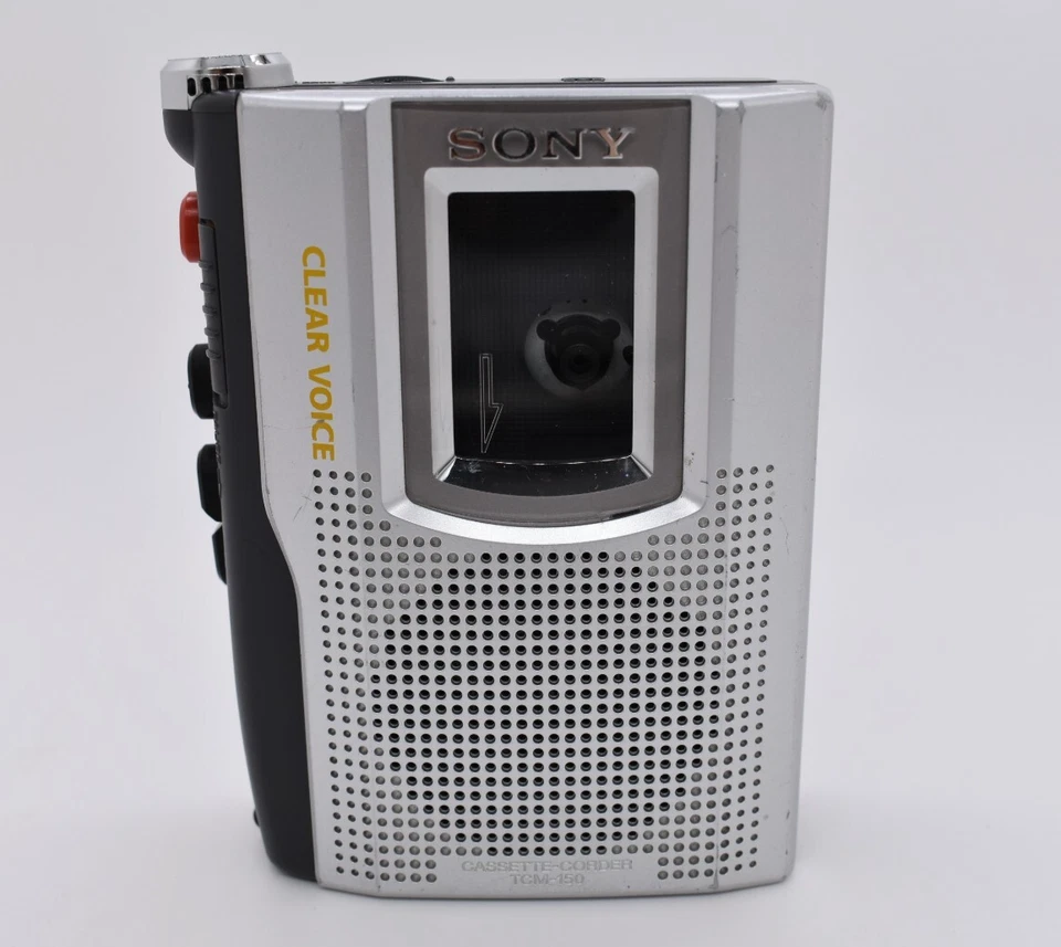 Sony Cassette Clear Voice Recorder TCM-150 With 1 Tape Tested Working - New Belt - Image 2 of 4