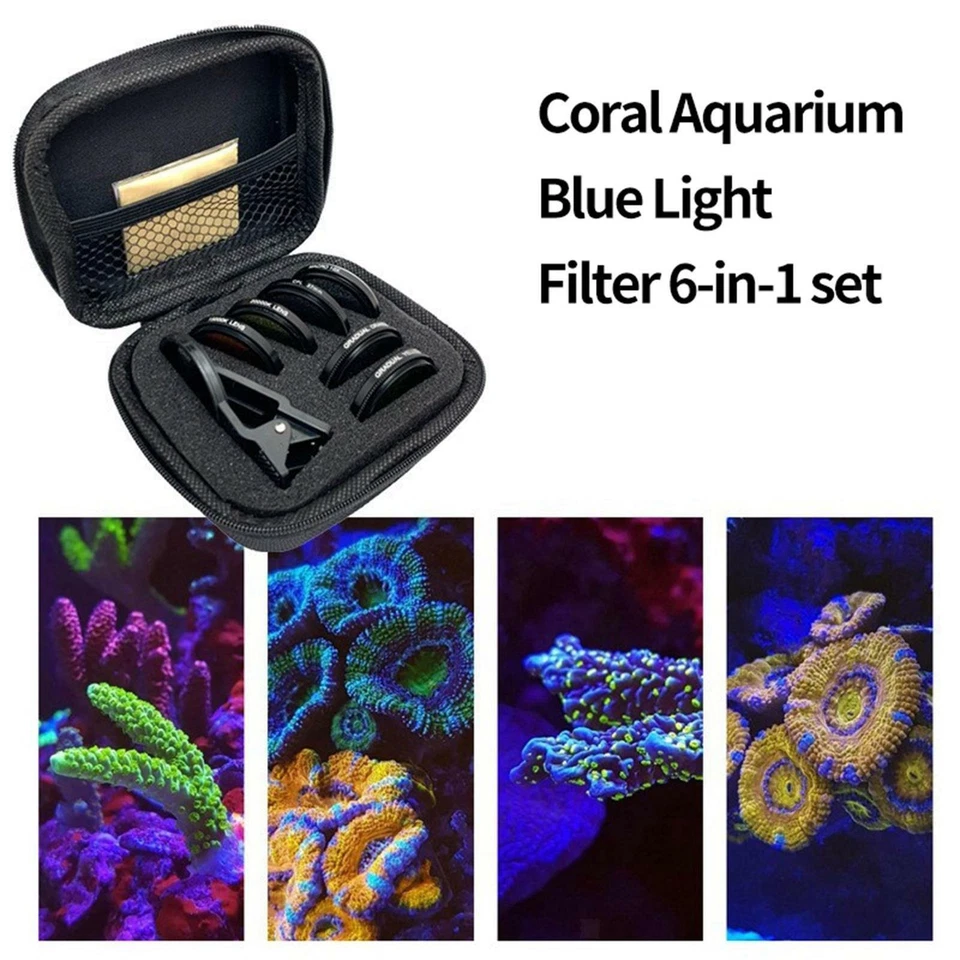 Coral lens filter kits 6 lens kit with lens clips + - Image 4 of 4