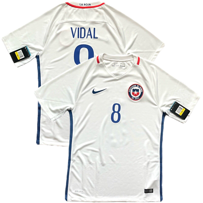 2016/17 CHILE Away Jersey #8 Arthuro Vidal Small NIKE Copa America