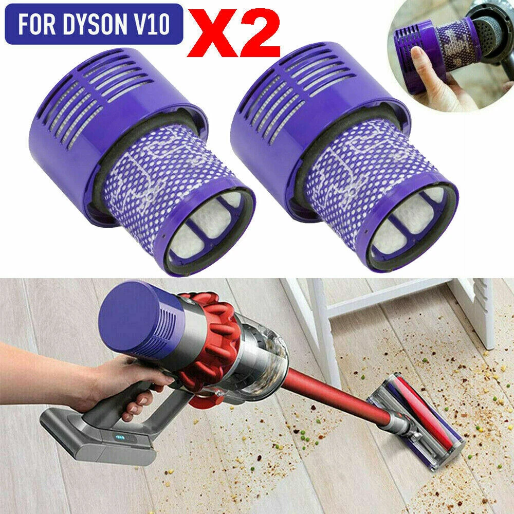 2Pcs Filter For DYSON V10 Cyclone Animal Absolute Total Clean