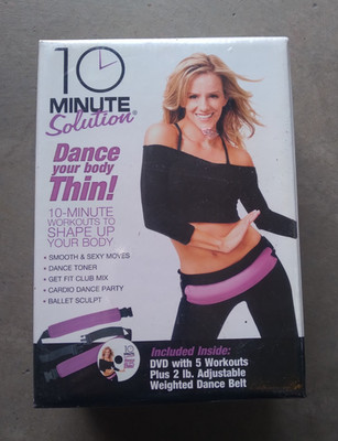 10 Minute Solution DVD Dance Your Body Thin NEW with Weighted Dance Belt