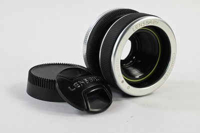 LensBaby Composer w/Double Glass Optic, Aperture Disc Set Nikon-F Mount #G997