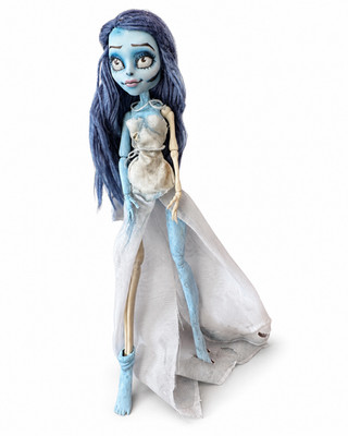 OOAK Corpse Bride Emily Inspired Doll Gothic Bride Art Doll Tim Burton Style