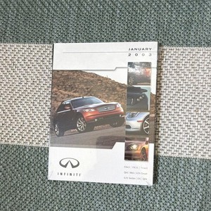 2003 Infiniti Press Kit All Models