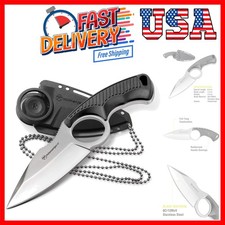 910106 Men's Stretta Tactical Neck Knife - with 6.4-inch overall length, 8Cr1...