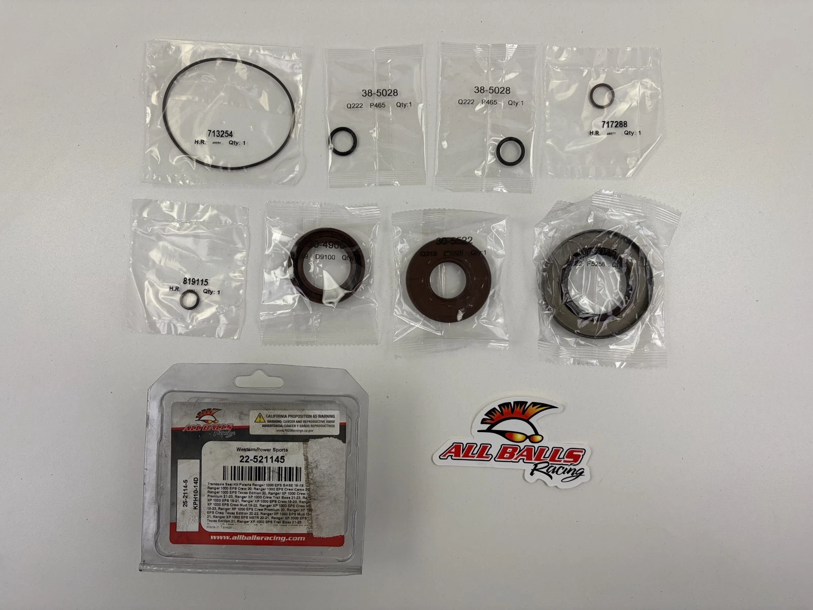 22-521145/25-2114-5 | All Balls | Trans Axle Seal Kit | Various Polaris Rangers