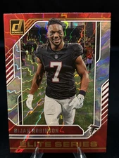 Bijan Robinson - 2024 Panini Donruss Elite Series - Atlanta Falcons #19 ⭐️