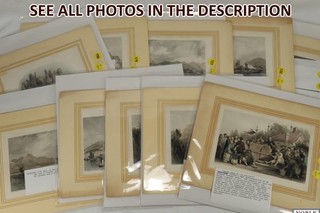 NobleSpirit Exceedlingly Rare 1830's China 10x Engravings by Allom Thomas